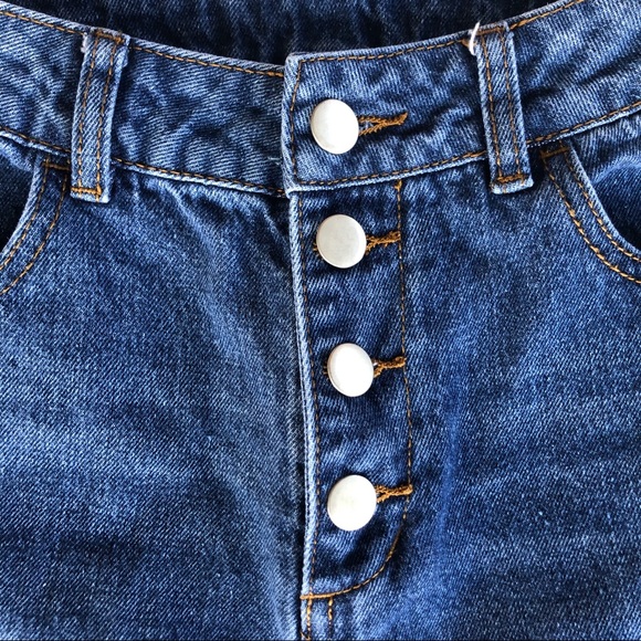 English Factory Super High Waist Crop Flare Jeans - Picture 4 of 8